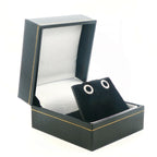 18k White Gold Halo 0.14ct Diamond Earrings - FREE NEXT DAY DELIVERY