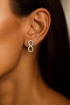 Celeste Infinity Earrings