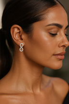 Celeste Infinity Earrings