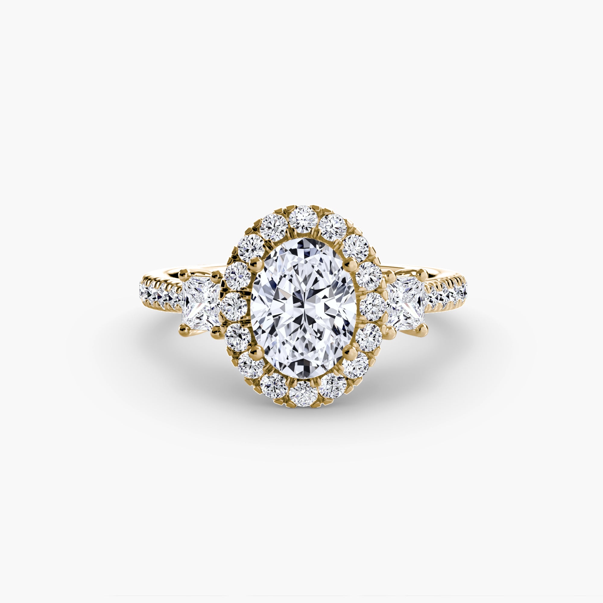 The Florencia Oval Halo Ring