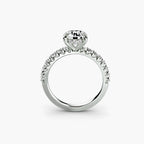 The Eliana Hidden Halo Round Solitaire Ring