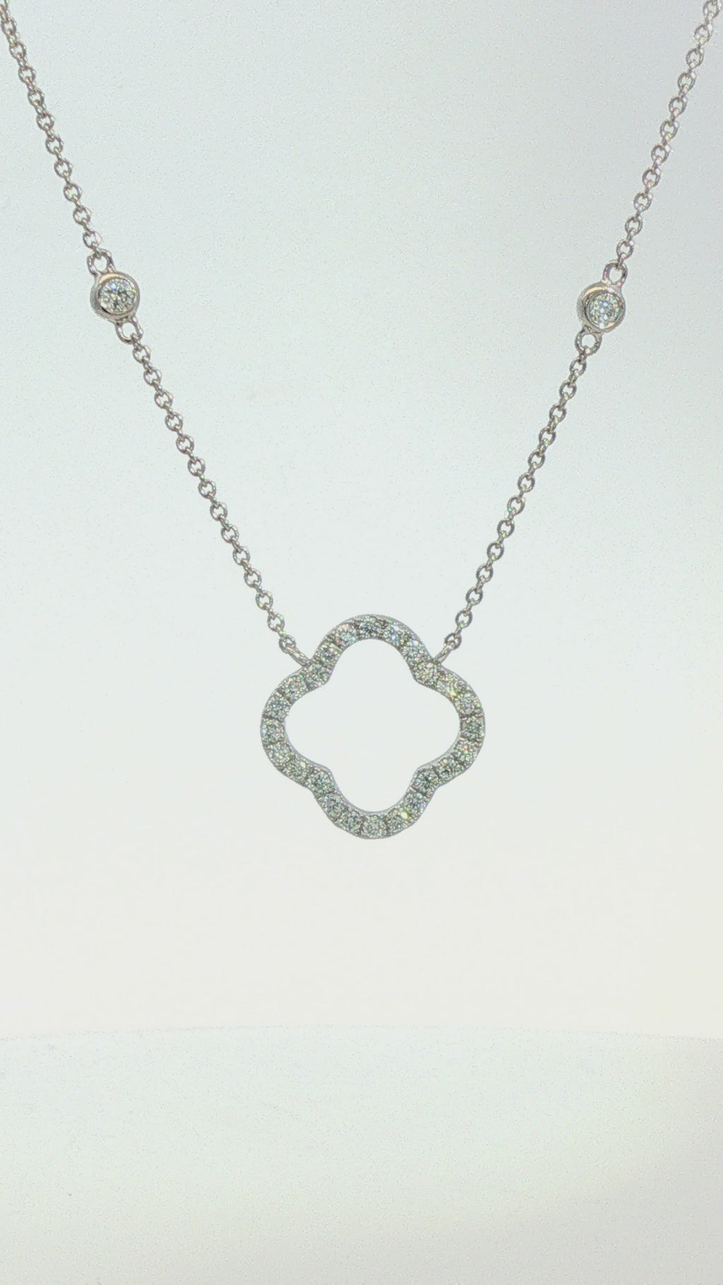 The Fortuna Diamond Clover Necklace