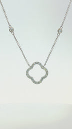 The Fortuna Diamond Clover Necklace