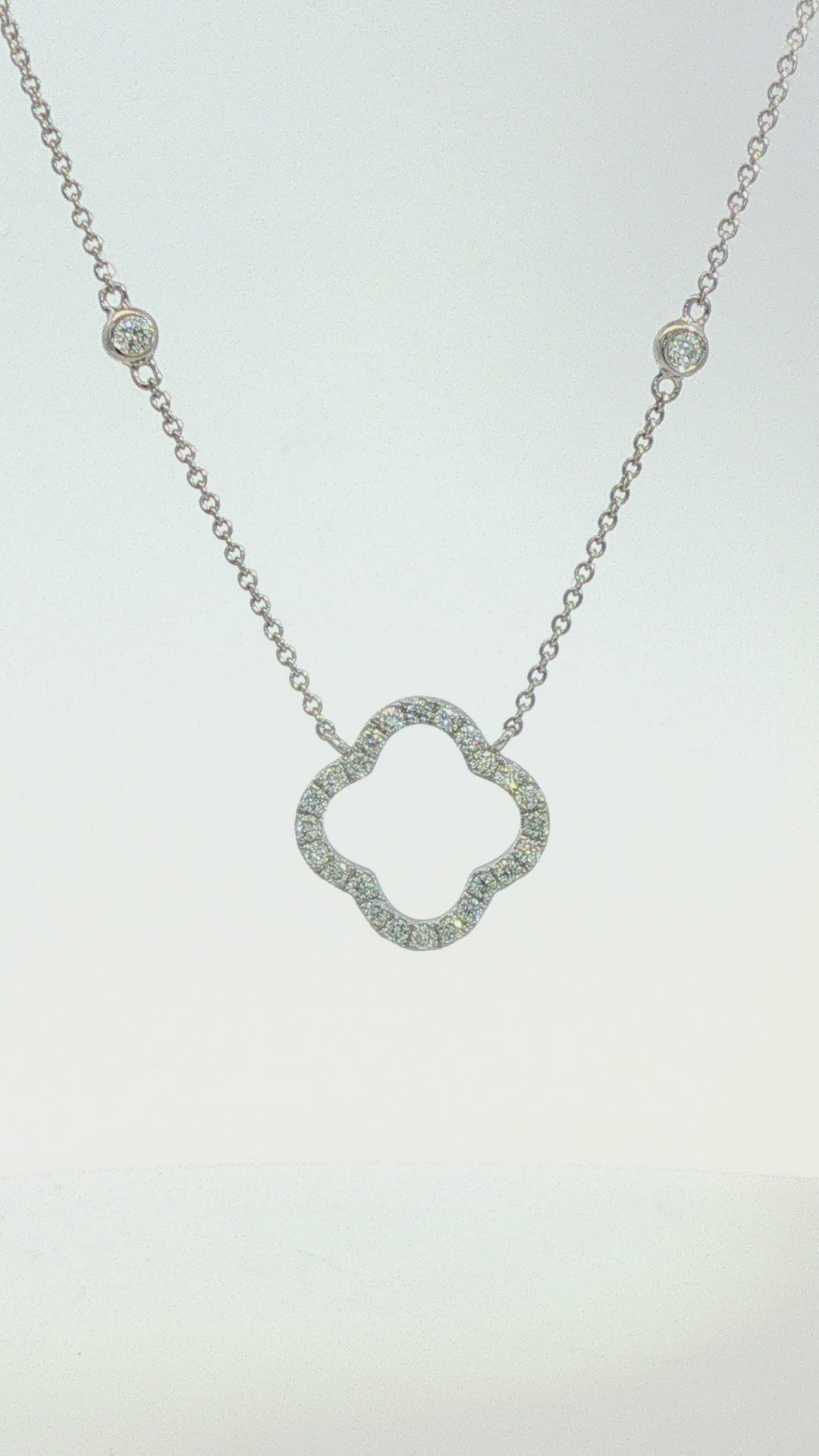 The Fortuna Diamond Clover Necklace